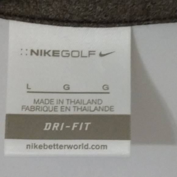 Nike Golf Dri-Fit Sleeveless Polo Top White Large - Picture 2 of 4